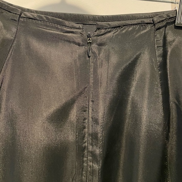 Vintage Scott McClintock Millennium 2000 BLACK Acetate MAXI SKIRT - Picture 4 of 13